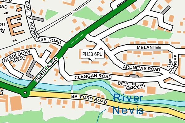 PH33 6PU map - OS OpenMap – Local (Ordnance Survey) PH33 6PU map - OS OpenMap – Local (Ordnance Survey)