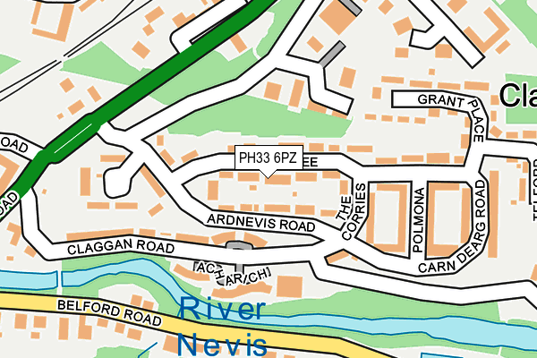 PH33 6PZ map - OS OpenMap – Local (Ordnance Survey) PH33 6PZ map - OS OpenMap – Local (Ordnance Survey)