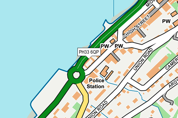 PH33 6QP map - OS OpenMap – Local (Ordnance Survey) PH33 6QP map - OS OpenMap – Local (Ordnance Survey)