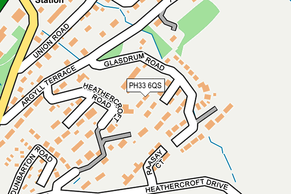PH33 6QS map - OS OpenMap – Local (Ordnance Survey) PH33 6QS map - OS OpenMap – Local (Ordnance Survey)