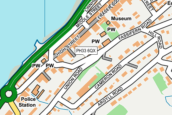 PH33 6QX map - OS OpenMap – Local (Ordnance Survey) PH33 6QX map - OS OpenMap – Local (Ordnance Survey)