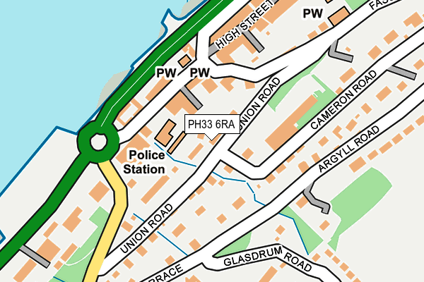PH33 6RA map - OS OpenMap – Local (Ordnance Survey) PH33 6RA map - OS OpenMap – Local (Ordnance Survey)