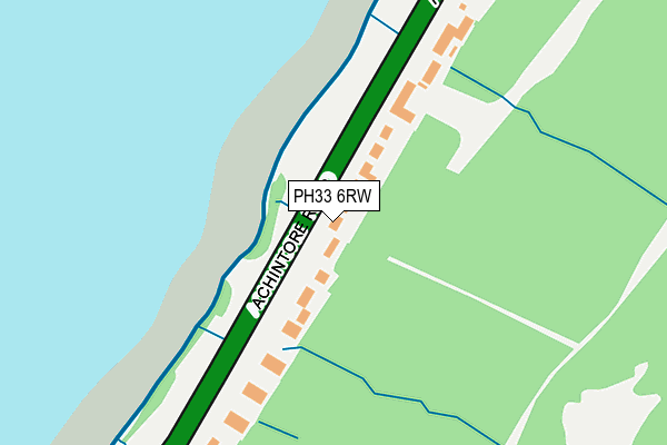 PH33 6RW map - OS OpenMap – Local (Ordnance Survey) PH33 6RW map - OS OpenMap – Local (Ordnance Survey)