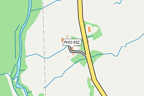 PH33 6SZ map - OS OpenMap – Local (Ordnance Survey) PH33 6SZ map - OS OpenMap – Local (Ordnance Survey)