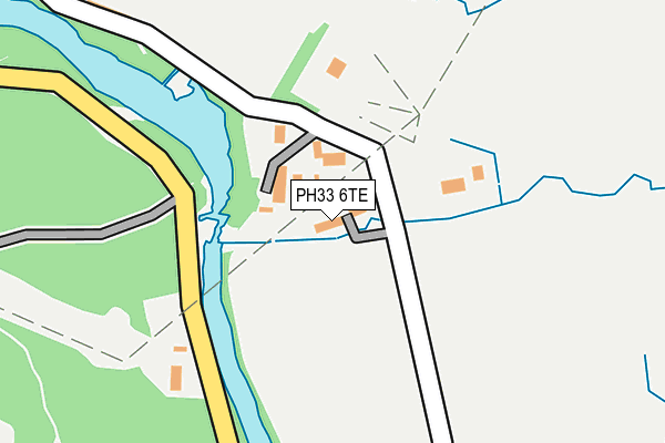 PH33 6TE map - OS OpenMap – Local (Ordnance Survey) PH33 6TE map - OS OpenMap – Local (Ordnance Survey)