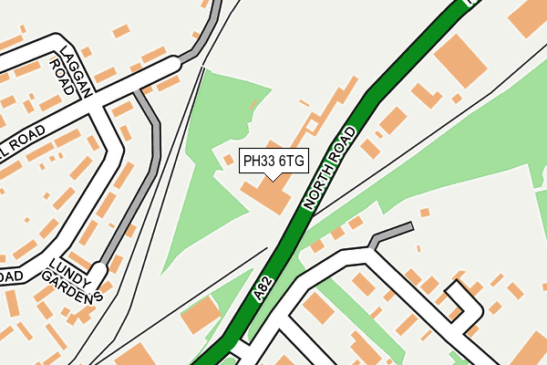PH33 6TG map - OS OpenMap – Local (Ordnance Survey) PH33 6TG map - OS OpenMap – Local (Ordnance Survey)