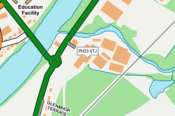 PH33 6TJ map - OS OpenMap – Local (Ordnance Survey) PH33 6TJ map - OS OpenMap – Local (Ordnance Survey)