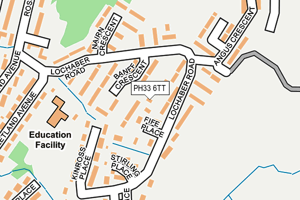 PH33 6TT map - OS OpenMap – Local (Ordnance Survey) PH33 6TT map - OS OpenMap – Local (Ordnance Survey)