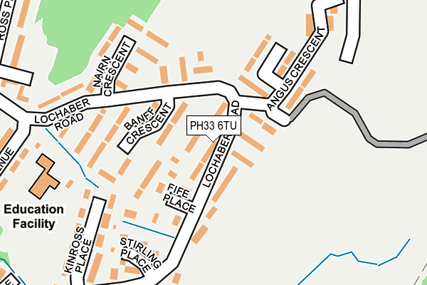 PH33 6TU map - OS OpenMap – Local (Ordnance Survey) PH33 6TU map - OS OpenMap – Local (Ordnance Survey)