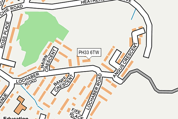 PH33 6TW map - OS OpenMap – Local (Ordnance Survey) PH33 6TW map - OS OpenMap – Local (Ordnance Survey)