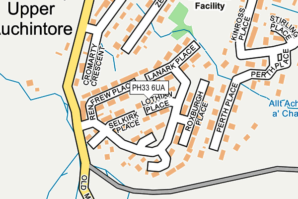 PH33 6UA map - OS OpenMap – Local (Ordnance Survey) PH33 6UA map - OS OpenMap – Local (Ordnance Survey)