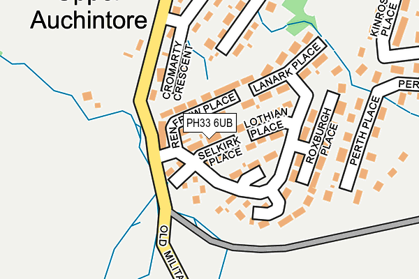 PH33 6UB map - OS OpenMap – Local (Ordnance Survey) PH33 6UB map - OS OpenMap – Local (Ordnance Survey)