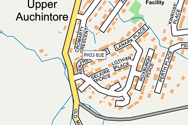 PH33 6UE map - OS OpenMap – Local (Ordnance Survey) PH33 6UE map - OS OpenMap – Local (Ordnance Survey)