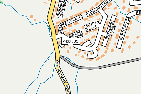 PH33 6UQ map - OS OpenMap – Local (Ordnance Survey) PH33 6UQ map - OS OpenMap – Local (Ordnance Survey)