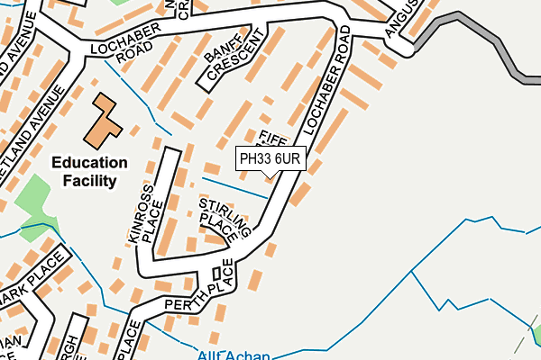 PH33 6UR map - OS OpenMap – Local (Ordnance Survey) PH33 6UR map - OS OpenMap – Local (Ordnance Survey)