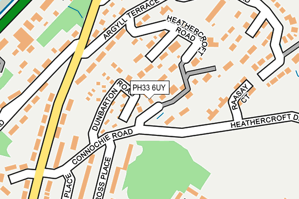 PH33 6UY map - OS OpenMap – Local (Ordnance Survey) PH33 6UY map - OS OpenMap – Local (Ordnance Survey)