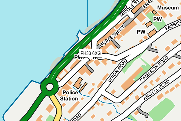 PH33 6XG map - OS OpenMap – Local (Ordnance Survey) PH33 6XG map - OS OpenMap – Local (Ordnance Survey)