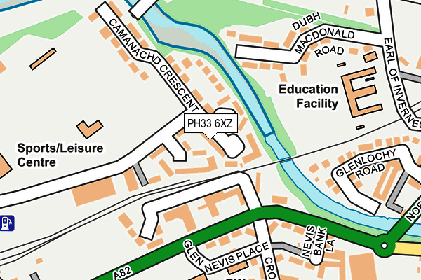 PH33 6XZ map - OS OpenMap – Local (Ordnance Survey) PH33 6XZ map - OS OpenMap – Local (Ordnance Survey)