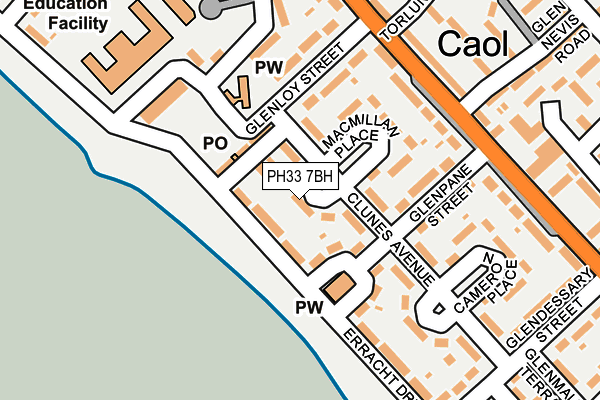 PH33 7BH map - OS OpenMap – Local (Ordnance Survey) PH33 7BH map - OS OpenMap – Local (Ordnance Survey)