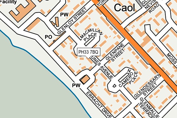 PH33 7BQ map - OS OpenMap – Local (Ordnance Survey) PH33 7BQ map - OS OpenMap – Local (Ordnance Survey)