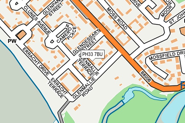 PH33 7BU map - OS OpenMap – Local (Ordnance Survey) PH33 7BU map - OS OpenMap – Local (Ordnance Survey)