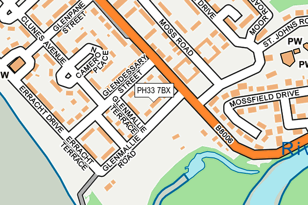 PH33 7BX map - OS OpenMap – Local (Ordnance Survey) PH33 7BX map - OS OpenMap – Local (Ordnance Survey)