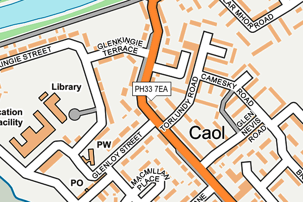 PH33 7EA map - OS OpenMap – Local (Ordnance Survey) PH33 7EA map - OS OpenMap – Local (Ordnance Survey)