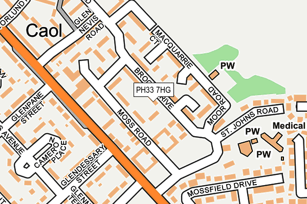 PH33 7HG map - OS OpenMap – Local (Ordnance Survey) PH33 7HG map - OS OpenMap – Local (Ordnance Survey)