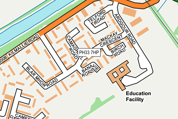 PH33 7HP map - OS OpenMap – Local (Ordnance Survey) PH33 7HP map - OS OpenMap – Local (Ordnance Survey)