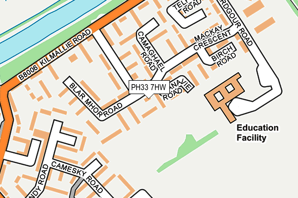 PH33 7HW map - OS OpenMap – Local (Ordnance Survey) PH33 7HW map - OS OpenMap – Local (Ordnance Survey)