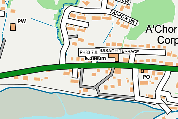 PH33 7JL map - OS OpenMap – Local (Ordnance Survey) PH33 7JL map - OS OpenMap – Local (Ordnance Survey)