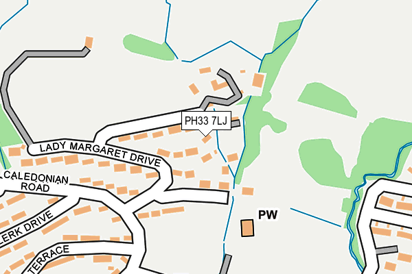 PH33 7LJ map - OS OpenMap – Local (Ordnance Survey) PH33 7LJ map - OS OpenMap – Local (Ordnance Survey)