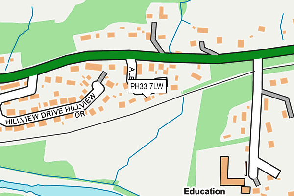 PH33 7LW map - OS OpenMap – Local (Ordnance Survey) PH33 7LW map - OS OpenMap – Local (Ordnance Survey)