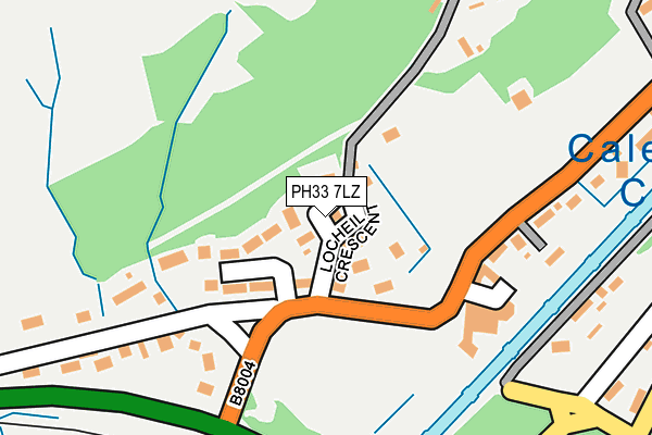 PH33 7LZ map - OS OpenMap – Local (Ordnance Survey) PH33 7LZ map - OS OpenMap – Local (Ordnance Survey)