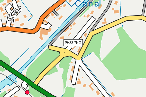 PH33 7NG map - OS OpenMap – Local (Ordnance Survey) PH33 7NG map - OS OpenMap – Local (Ordnance Survey)