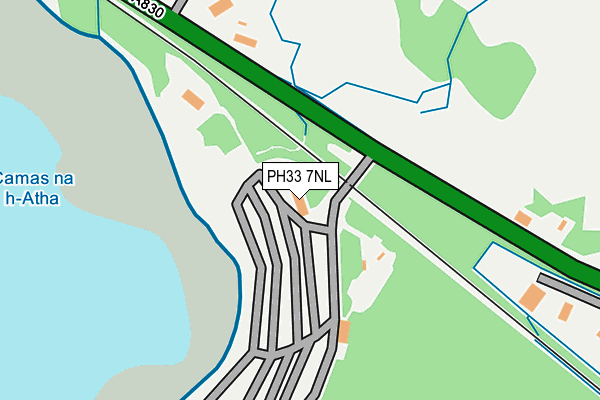 PH33 7NL map - OS OpenMap – Local (Ordnance Survey) PH33 7NL map - OS OpenMap – Local (Ordnance Survey)