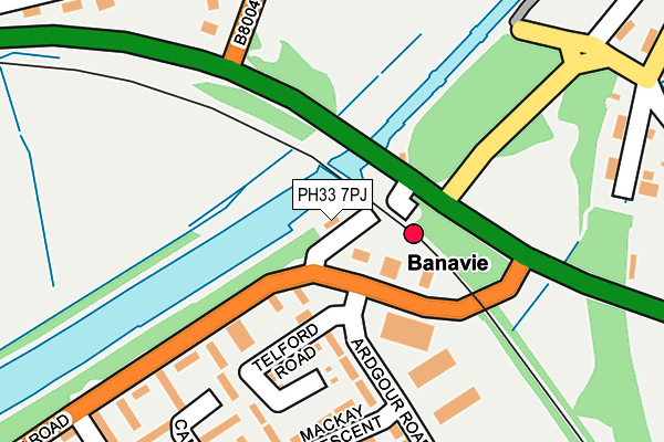 PH33 7PJ map - OS OpenMap – Local (Ordnance Survey) PH33 7PJ map - OS OpenMap – Local (Ordnance Survey)