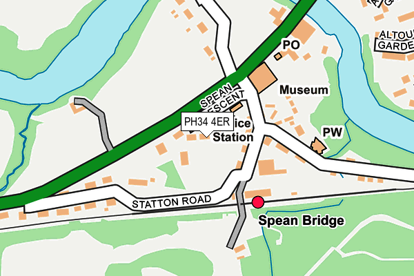 PH34 4ER map - OS OpenMap – Local (Ordnance Survey) PH34 4ER map - OS OpenMap – Local (Ordnance Survey)