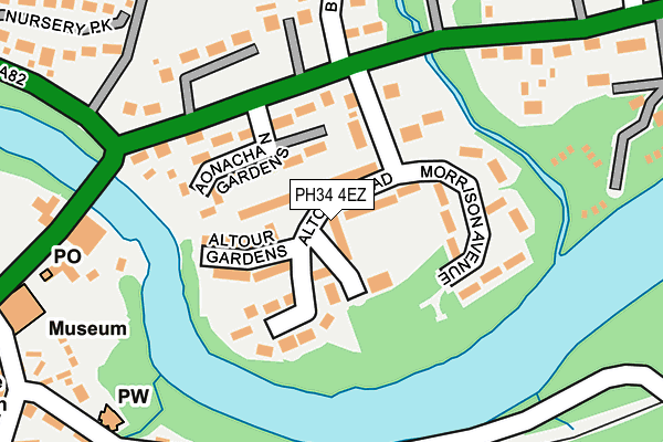 PH34 4EZ map - OS OpenMap – Local (Ordnance Survey) PH34 4EZ map - OS OpenMap – Local (Ordnance Survey)