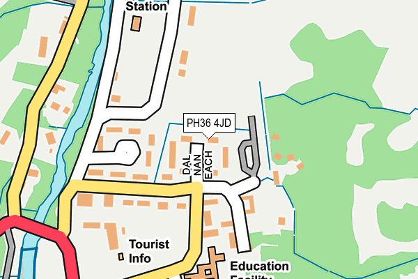 PH36 4JD map - OS OpenMap – Local (Ordnance Survey) PH36 4JD map - OS OpenMap – Local (Ordnance Survey)