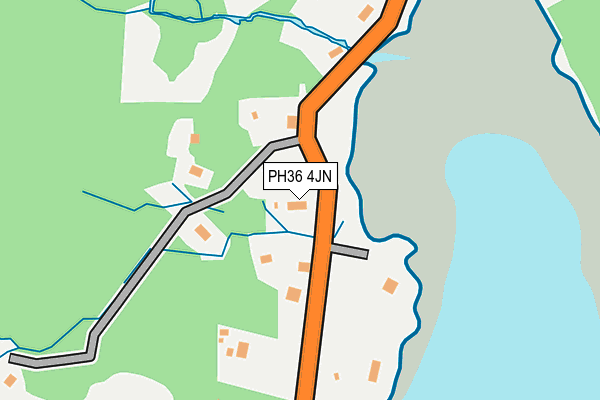 PH36 4JN map - OS OpenMap – Local (Ordnance Survey) PH36 4JN map - OS OpenMap – Local (Ordnance Survey)