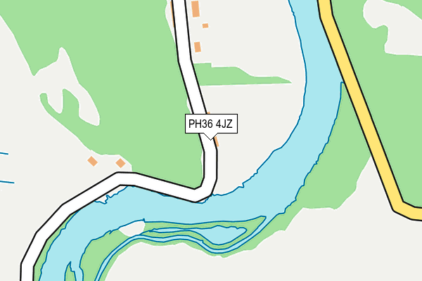 PH36 4JZ map - OS OpenMap – Local (Ordnance Survey) PH36 4JZ map - OS OpenMap – Local (Ordnance Survey)