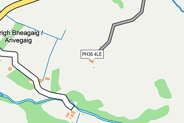 PH36 4LE map - OS OpenMap – Local (Ordnance Survey) PH36 4LE map - OS OpenMap – Local (Ordnance Survey)