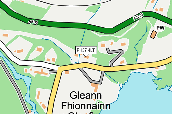 PH37 4LT map - OS OpenMap – Local (Ordnance Survey) PH37 4LT map - OS OpenMap – Local (Ordnance Survey)