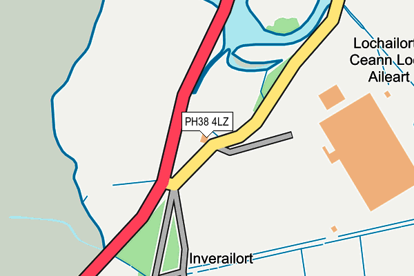 PH38 4LZ map - OS OpenMap – Local (Ordnance Survey) PH38 4LZ map - OS OpenMap – Local (Ordnance Survey)