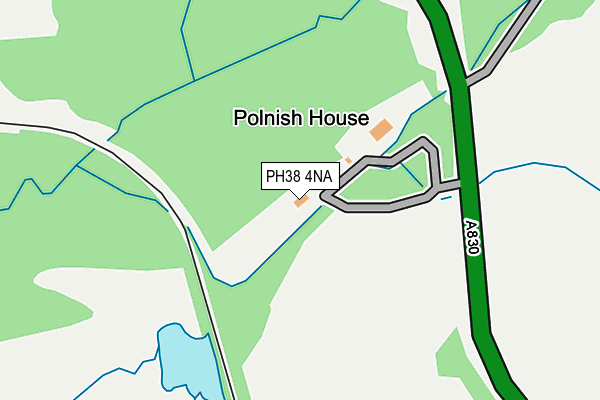 PH38 4NA map - OS OpenMap – Local (Ordnance Survey) PH38 4NA map - OS OpenMap – Local (Ordnance Survey)