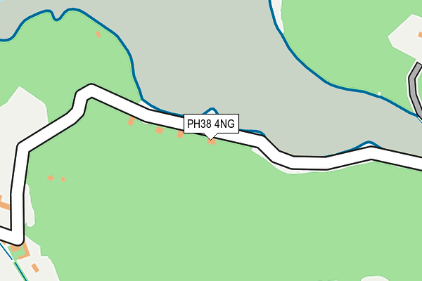 PH38 4NG map - OS OpenMap – Local (Ordnance Survey) PH38 4NG map - OS OpenMap – Local (Ordnance Survey)