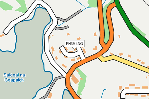 PH39 4NG map - OS OpenMap – Local (Ordnance Survey) PH39 4NG map - OS OpenMap – Local (Ordnance Survey)