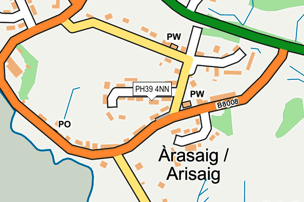 PH39 4NN map - OS OpenMap – Local (Ordnance Survey)
