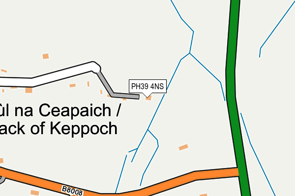 PH39 4NS map - OS OpenMap – Local (Ordnance Survey) PH39 4NS map - OS OpenMap – Local (Ordnance Survey)